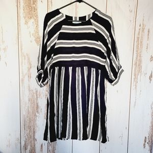 Striped flowy dress